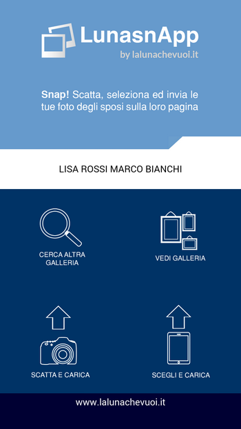 lunasnapp app per foto matrimonio