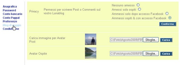 settings delblog sul matrimonio e viaggio di nozze