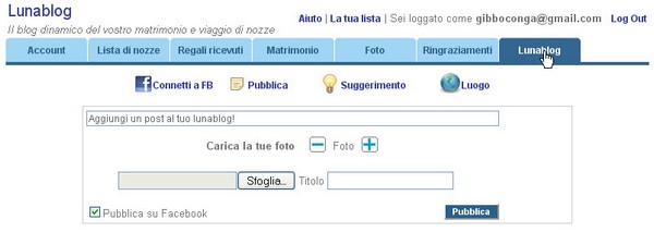 il blog del matrimonio e del viaggio di nozze