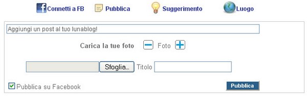 opzioni di pubblicazione sul blog del viaggio di nozze