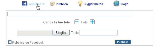 pubblica post su facebook